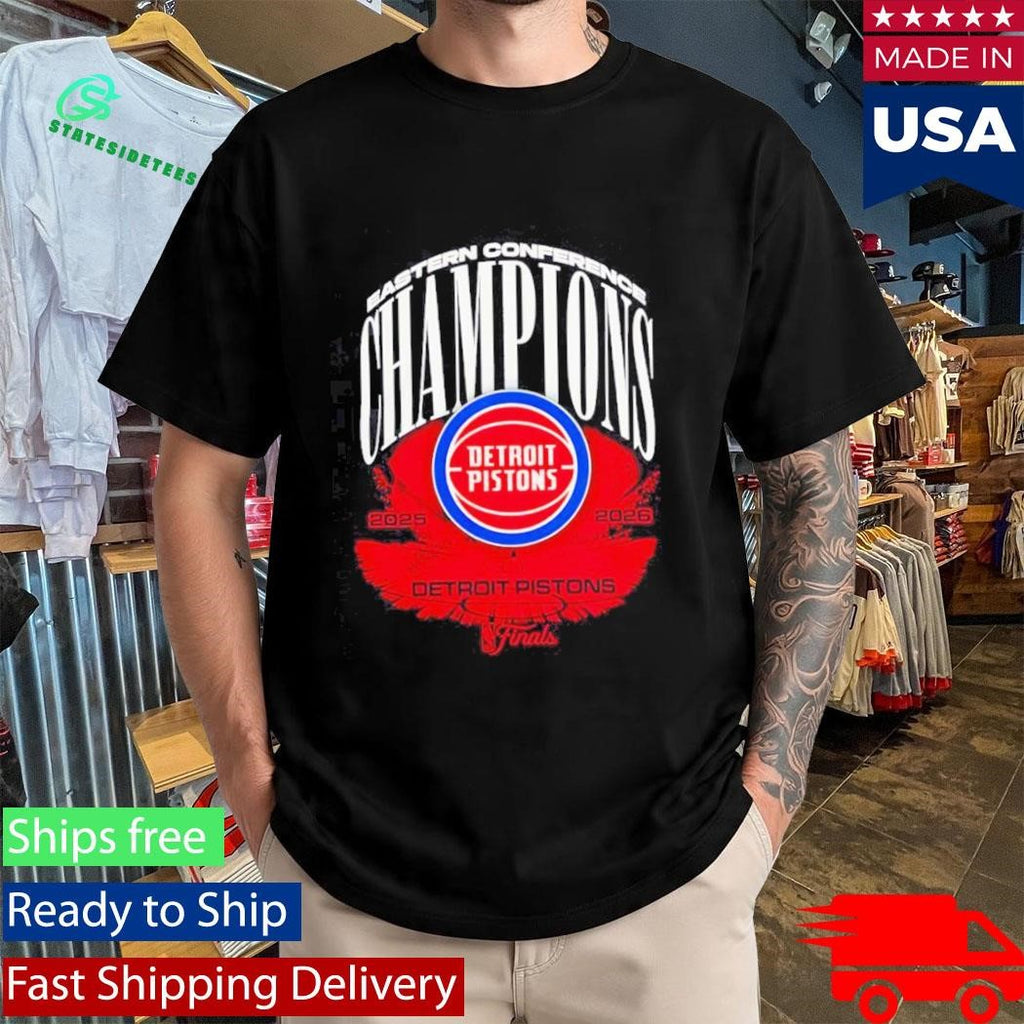 Detroit Pistons 2026 Eastern Conference Champions Box Out Shirt