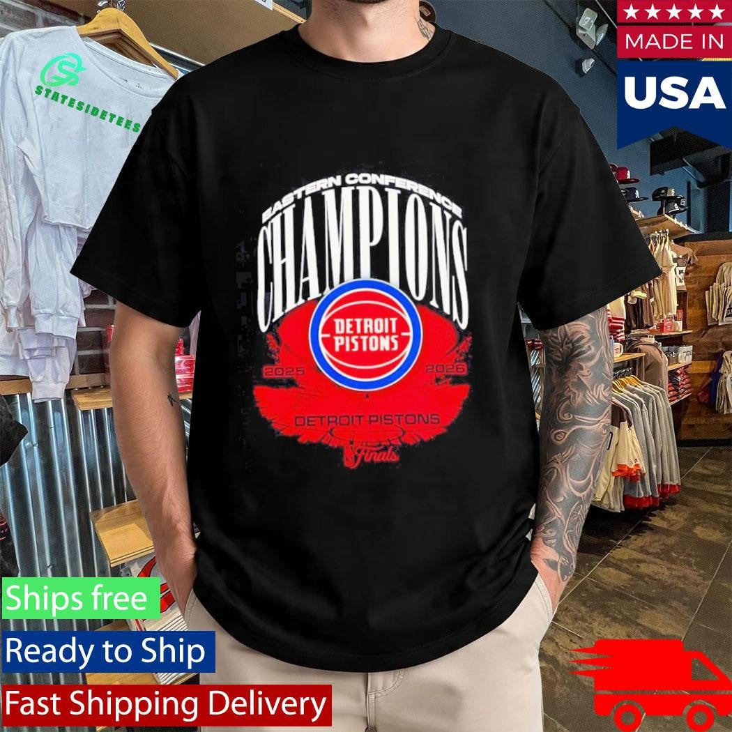 Detroit Pistons 2026 Eastern Conference Champions Box Out Shirt
