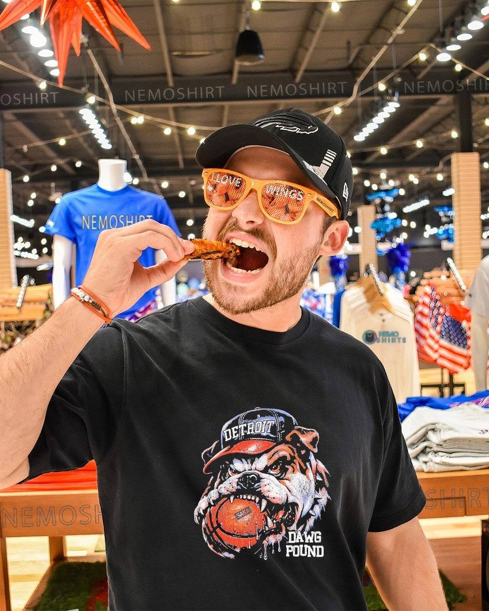 Detroit Pistons basketball dawg pound shirt