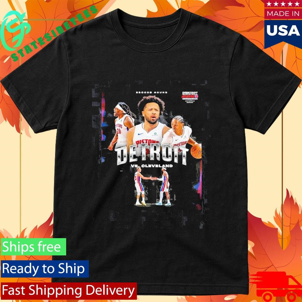 Detroit Pistons vs Cleveland Cavaliers 2026 Playoffs Round Two Shirt