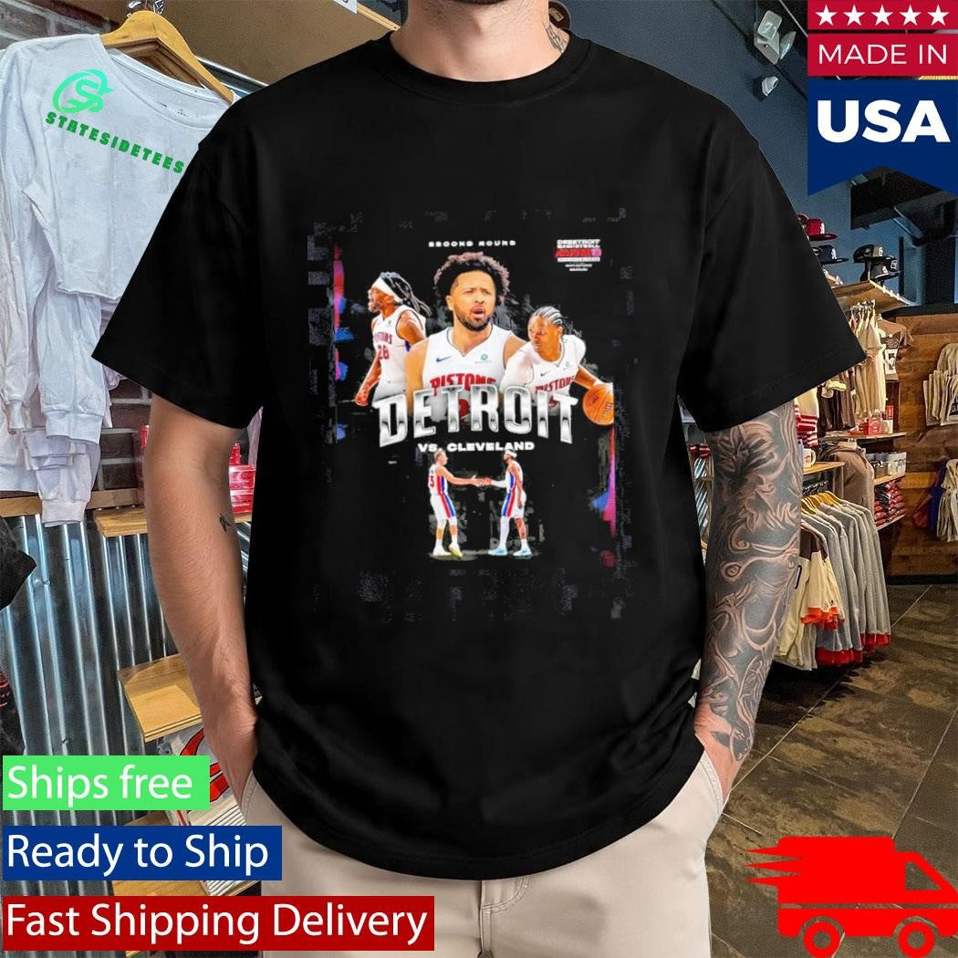 Detroit Pistons vs Cleveland Cavaliers 2026 Playoffs Round Two Shirt