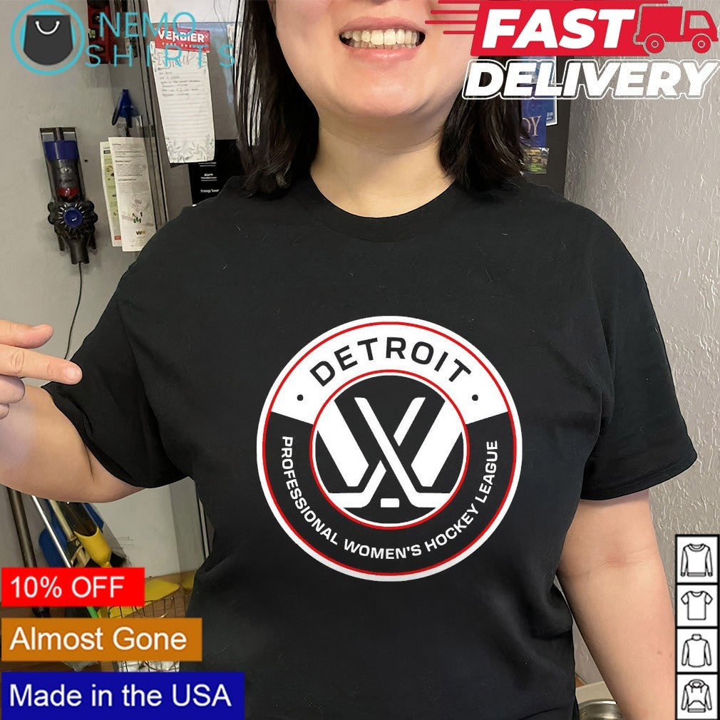 Detroit Professional Women’s Hockey League logo shirt
