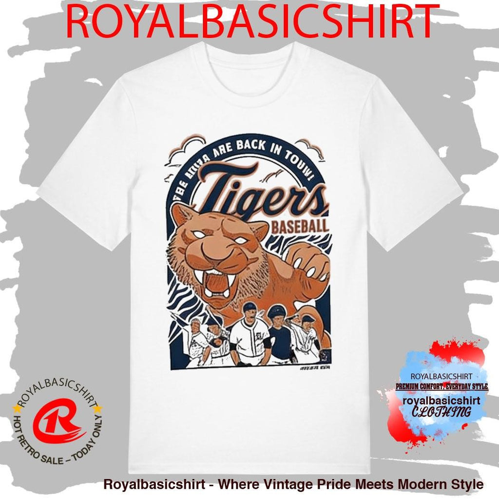 Detroit Tigers MLB Tigers The Boys Are Back in Town Tuesday Tee T-shirt
