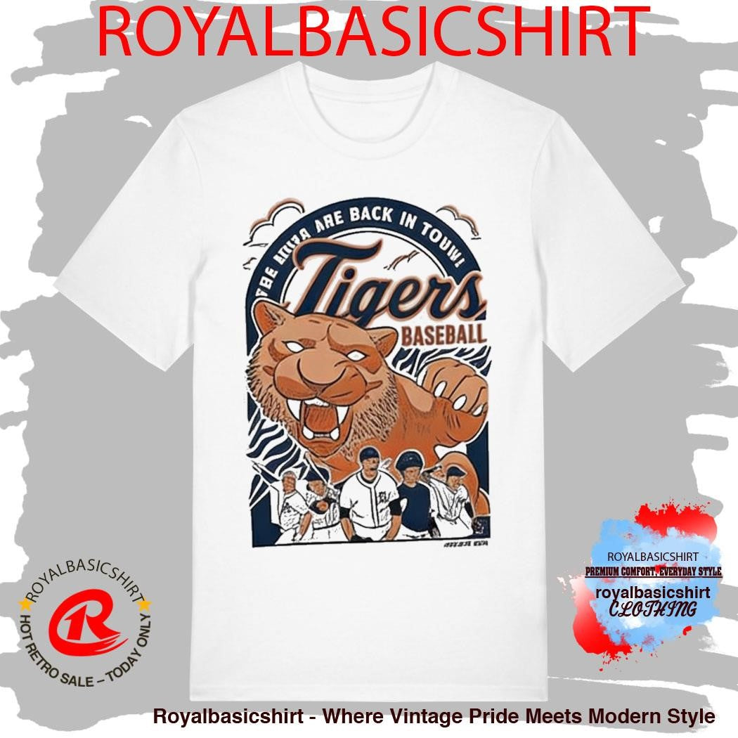 Detroit Tigers MLB Tigers The Boys Are Back in Town Tuesday Tee T-shirt