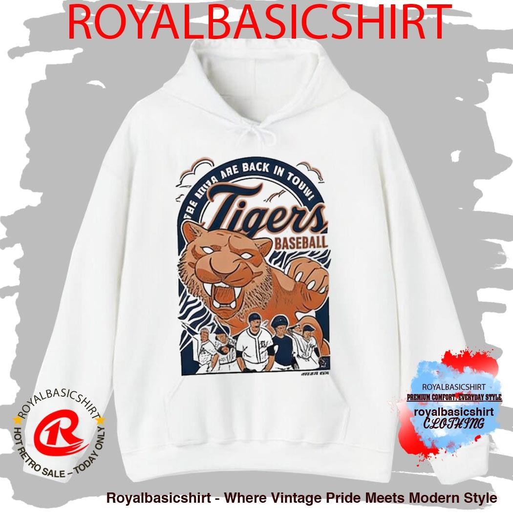 Detroit Tigers MLB Tigers The Boys Are Back in Town Tuesday Tee T-shirt