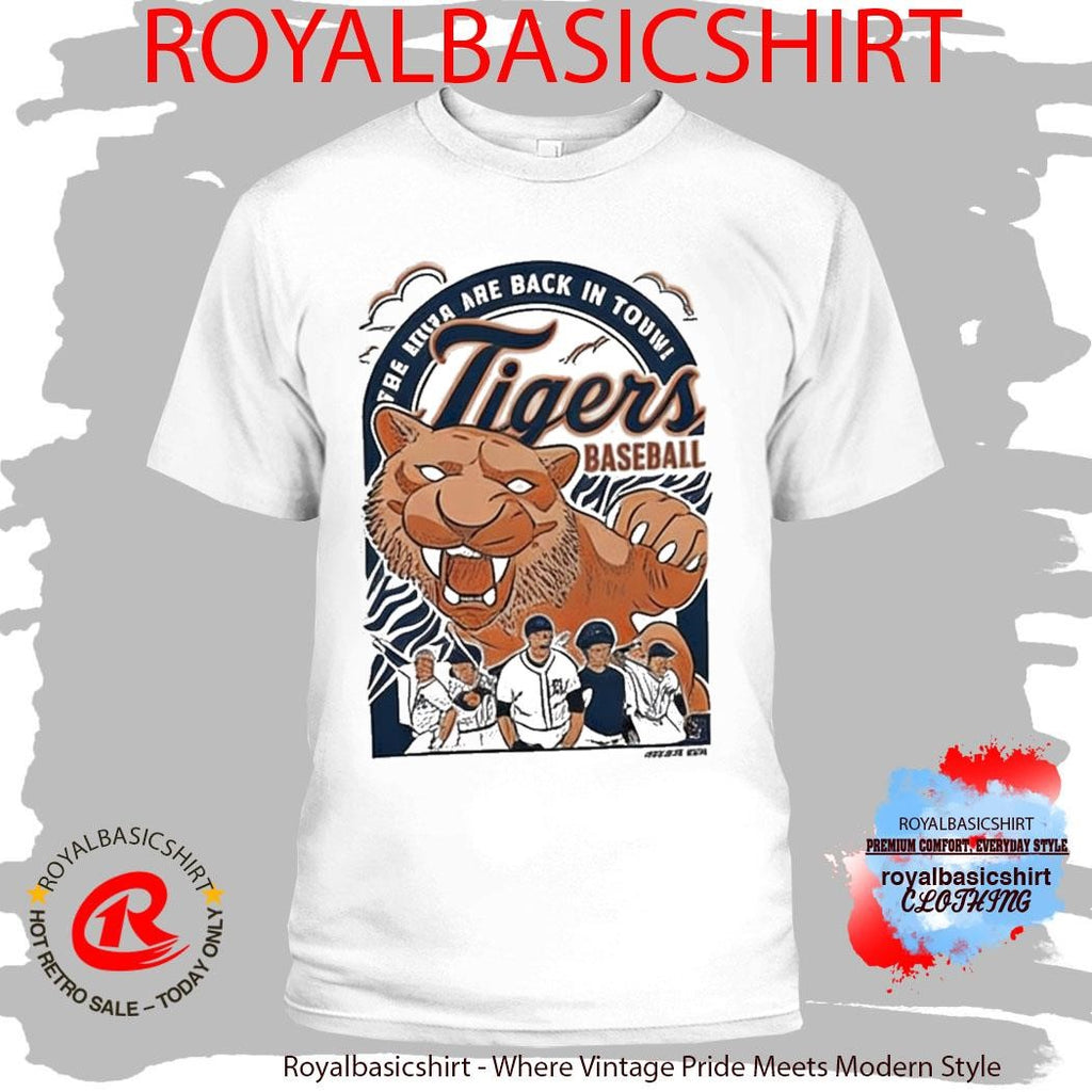 Detroit Tigers MLB Tigers The Boys Are Back in Town Tuesday Tee T-shirt