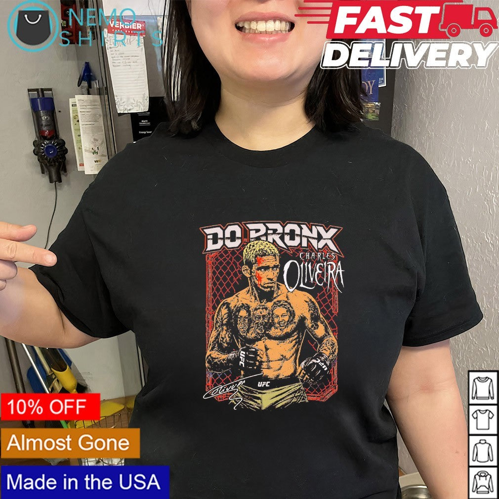 Do Bronx Charles Oliveira signature graphic shirt
