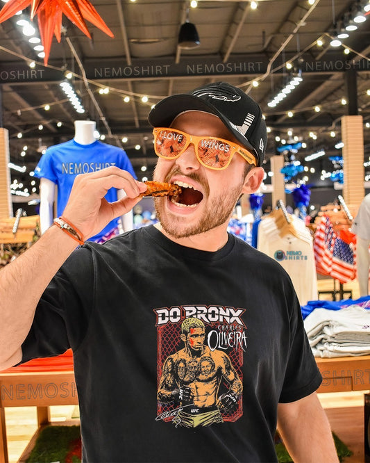 Do Bronx Charles Oliveira signature graphic shirt