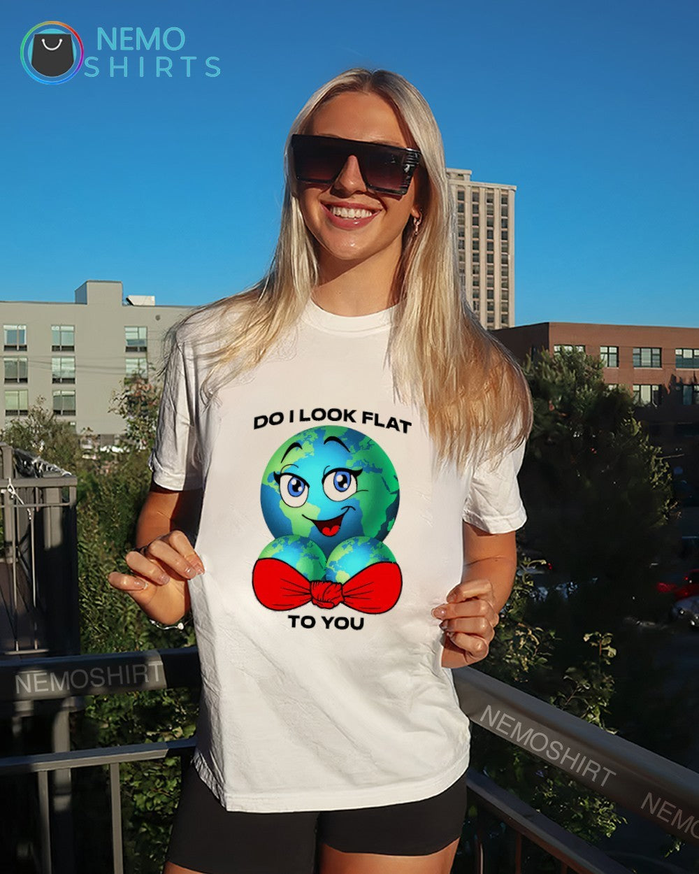 Do I look flat to you Earth Day shirt
