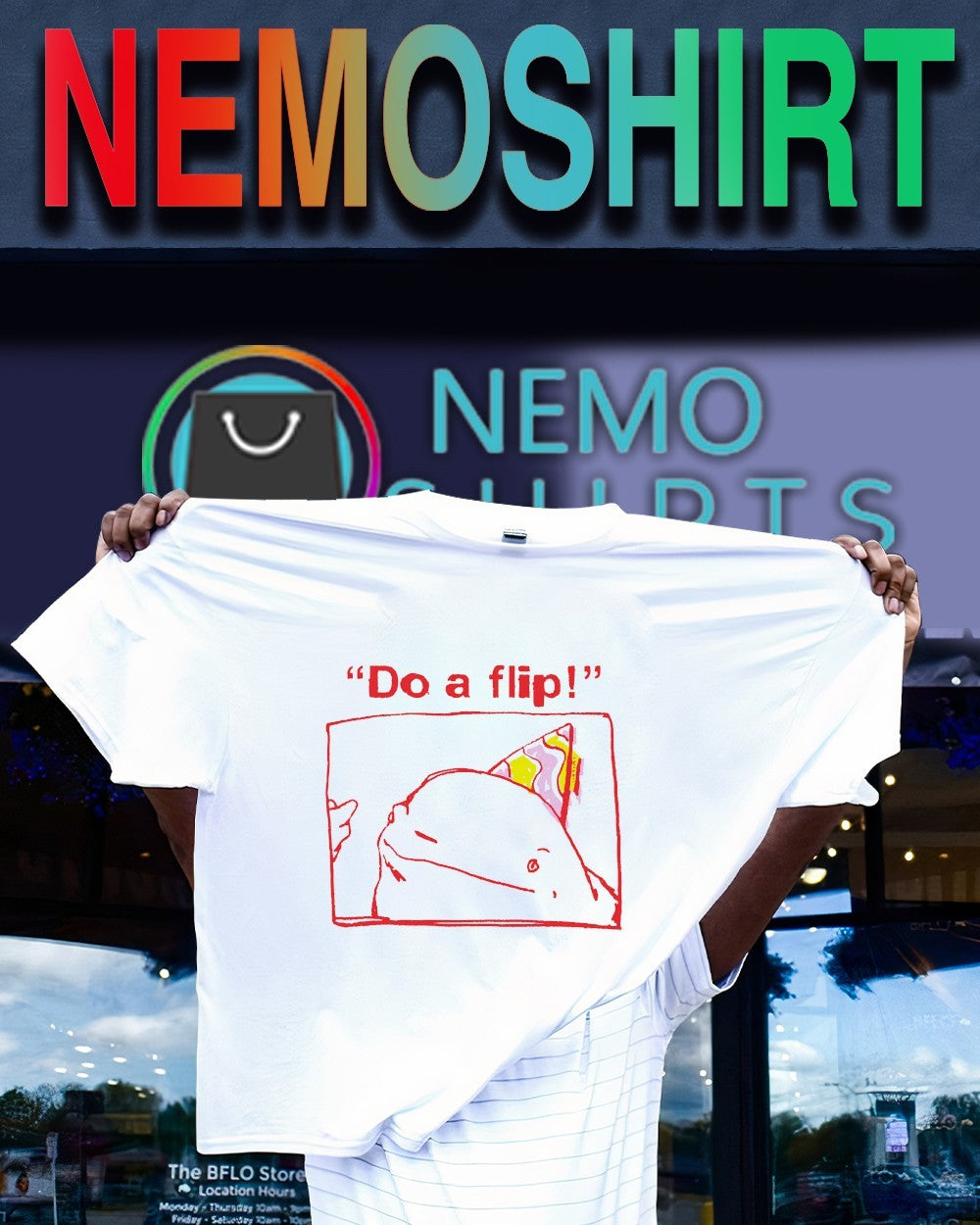 Do a flip whale shirt