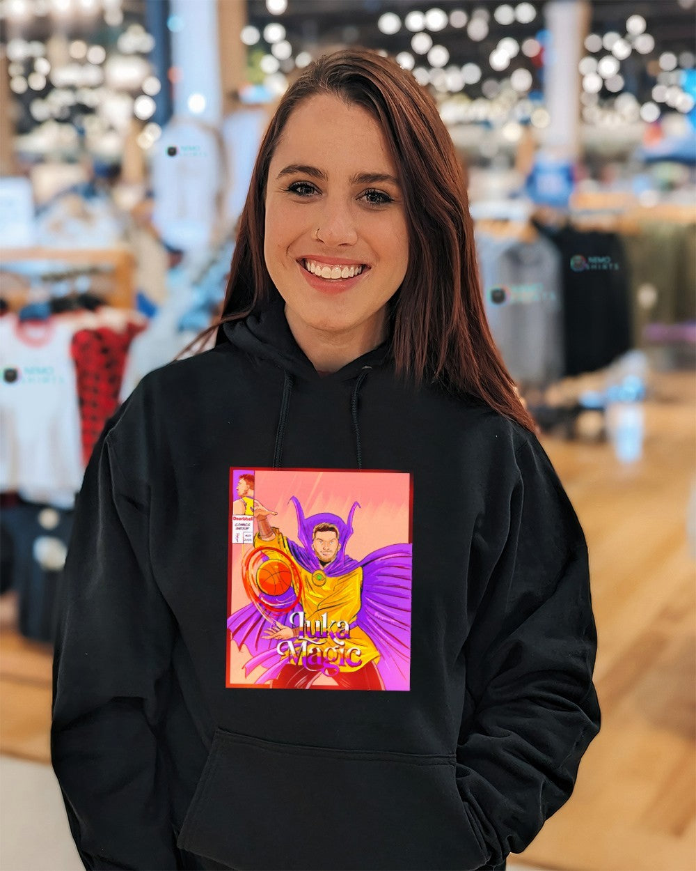 Doctor Strange NBA Luka Dončić Los Angeles Lakers player comic shirt