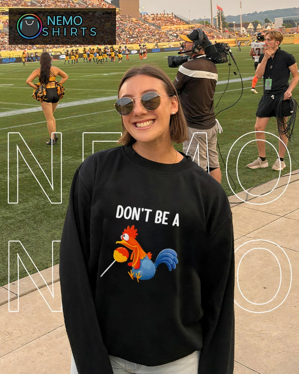 Don’t be a chicken lollipop shirt