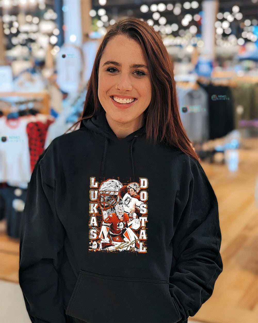 Dostal the Dostwall Lukas Dostal Anaheim Ducks retro graphic shirt