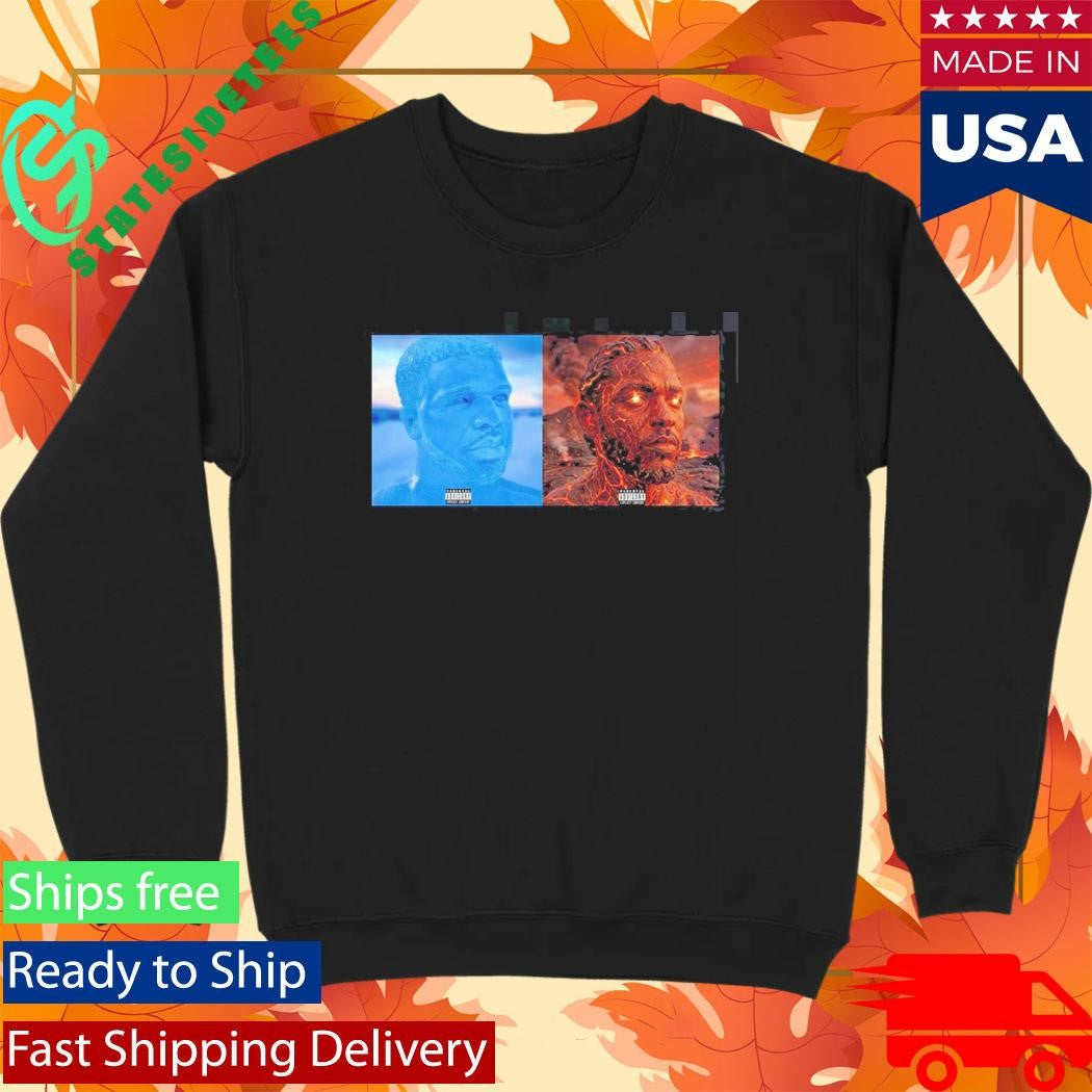 Drake Iceman And Kendrick Lamar Fireman Album Covers T-Shirt