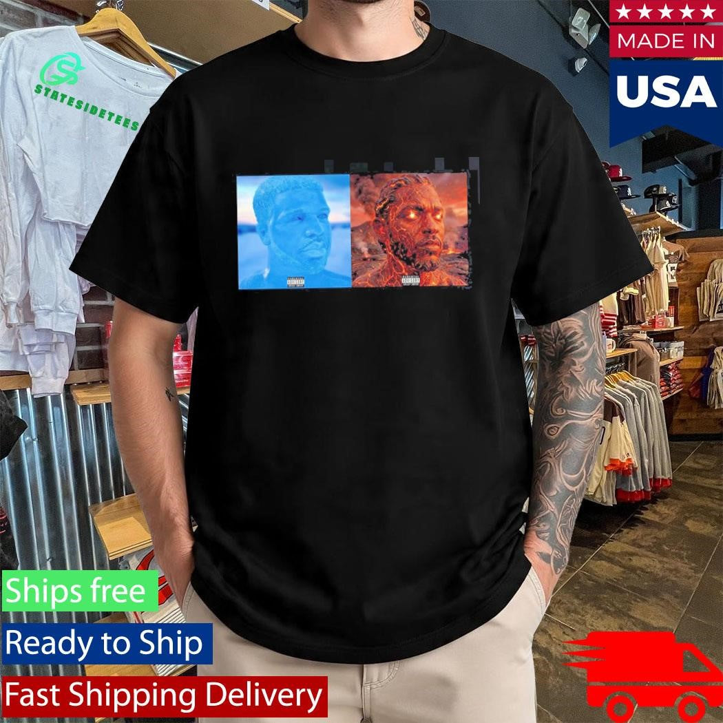 Drake Iceman And Kendrick Lamar Fireman Album Covers T-Shirt