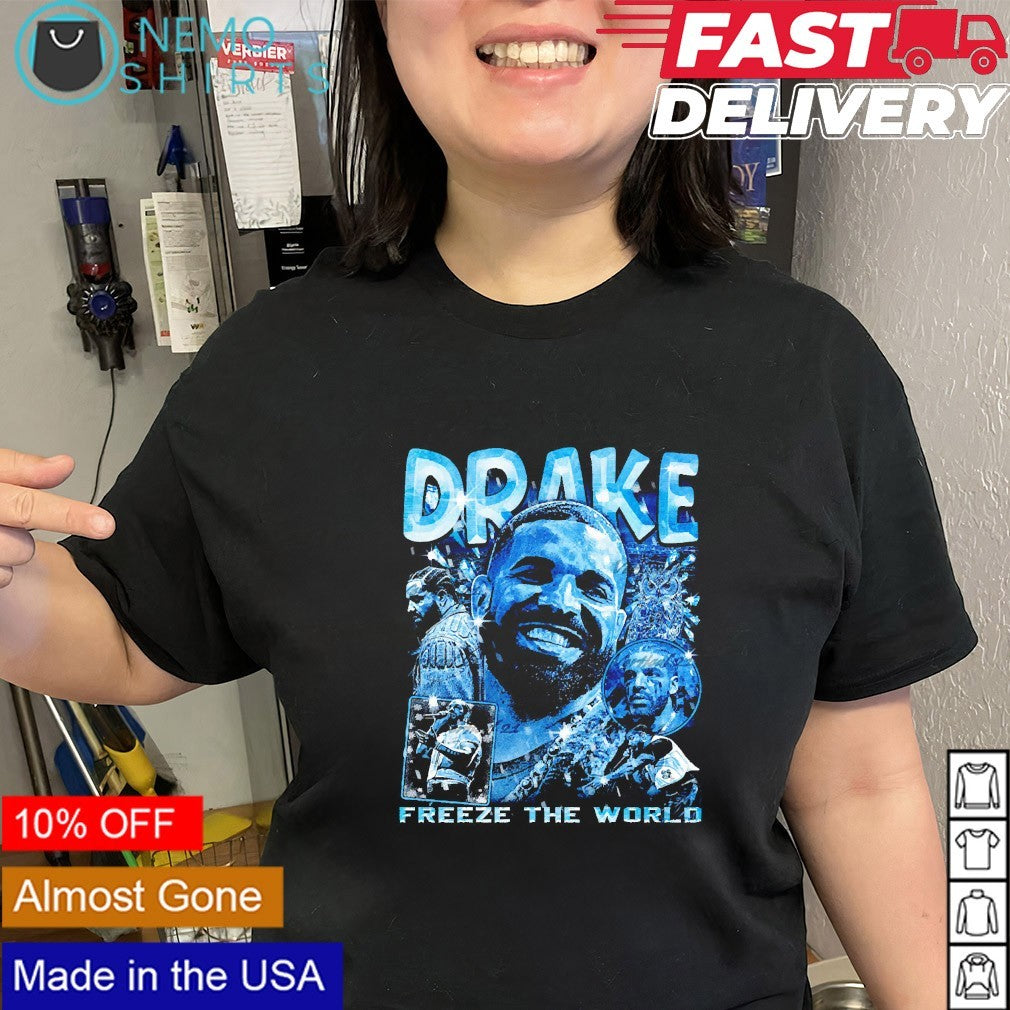 Drake freeze the world graphic shirt