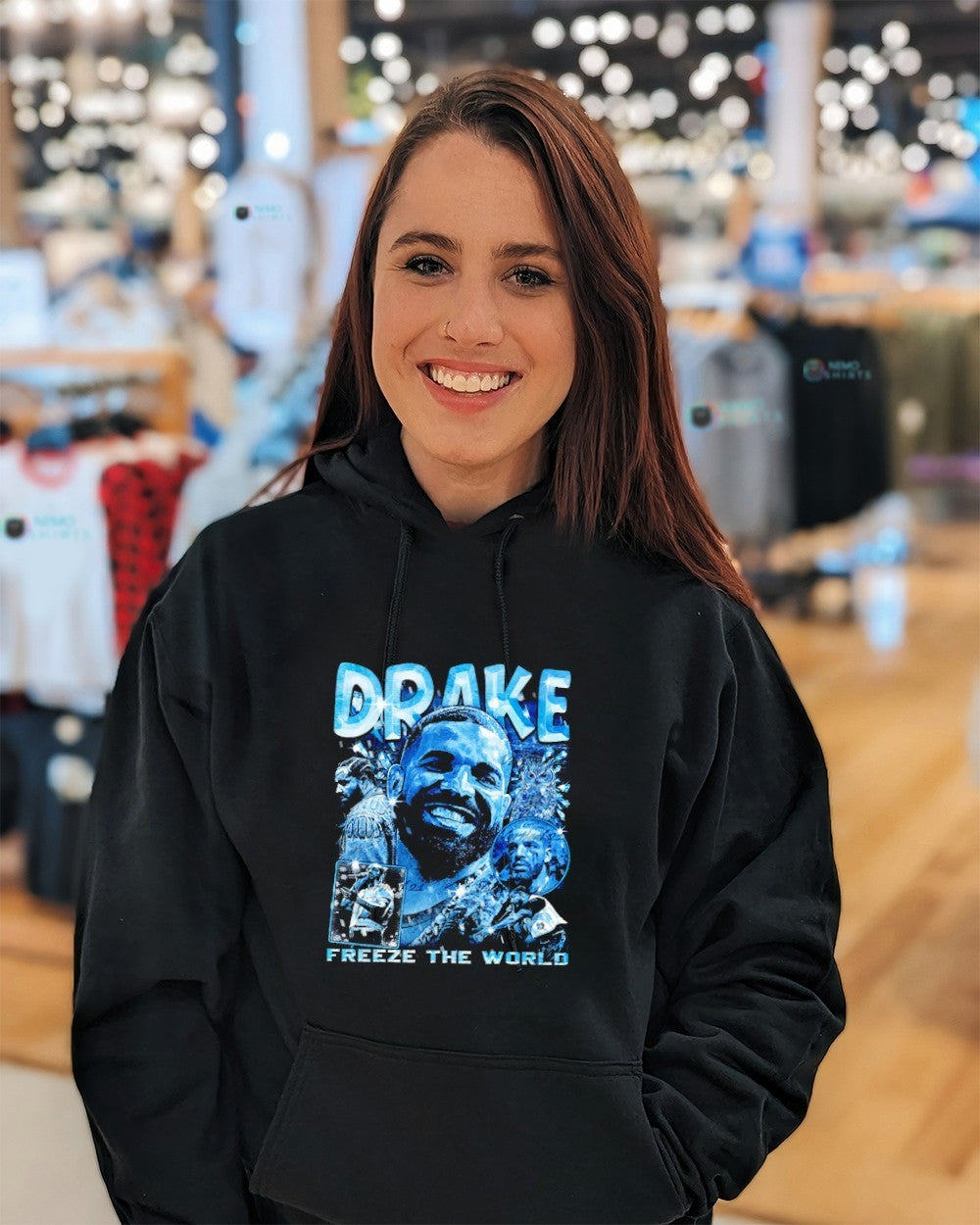 Drake freeze the world graphic shirt