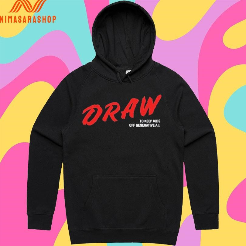 Draw To Keep Kids Off Generative AI 2026 Shirts