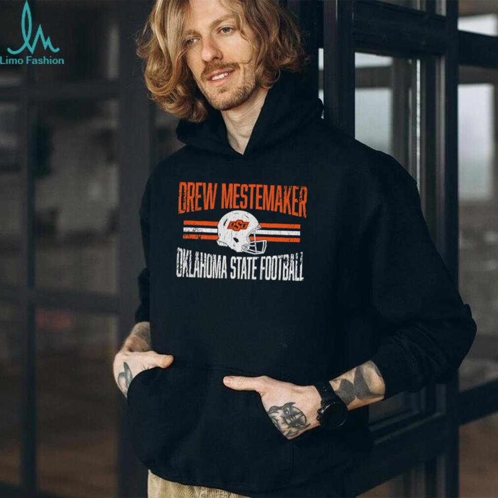 Drew Mestemaker Oklahoma State Cowboys NCAA Helmet shirt