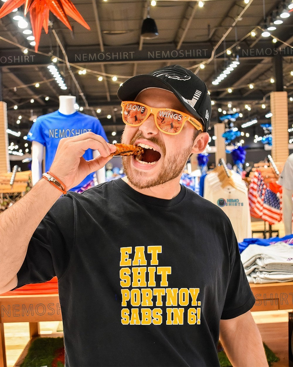 Eat shit Portnoy Sabs in 6 Buffalo Sabres shirt