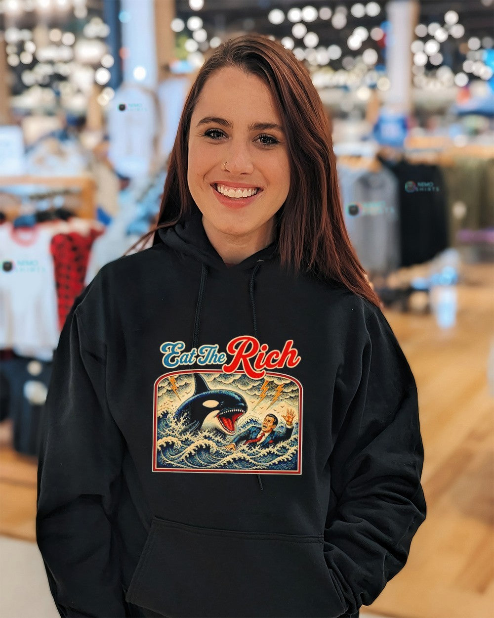 Eat the rich orca billionaire shirt