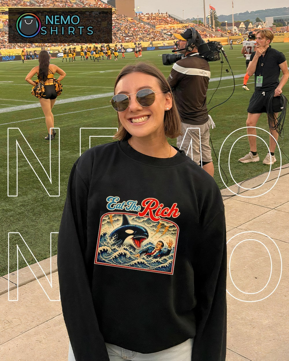 Eat the rich orca billionaire shirt