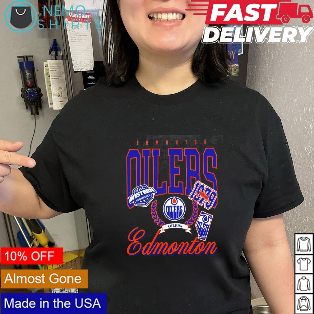Edmonton Oilers NHL Western Conference est 1979 shirt
