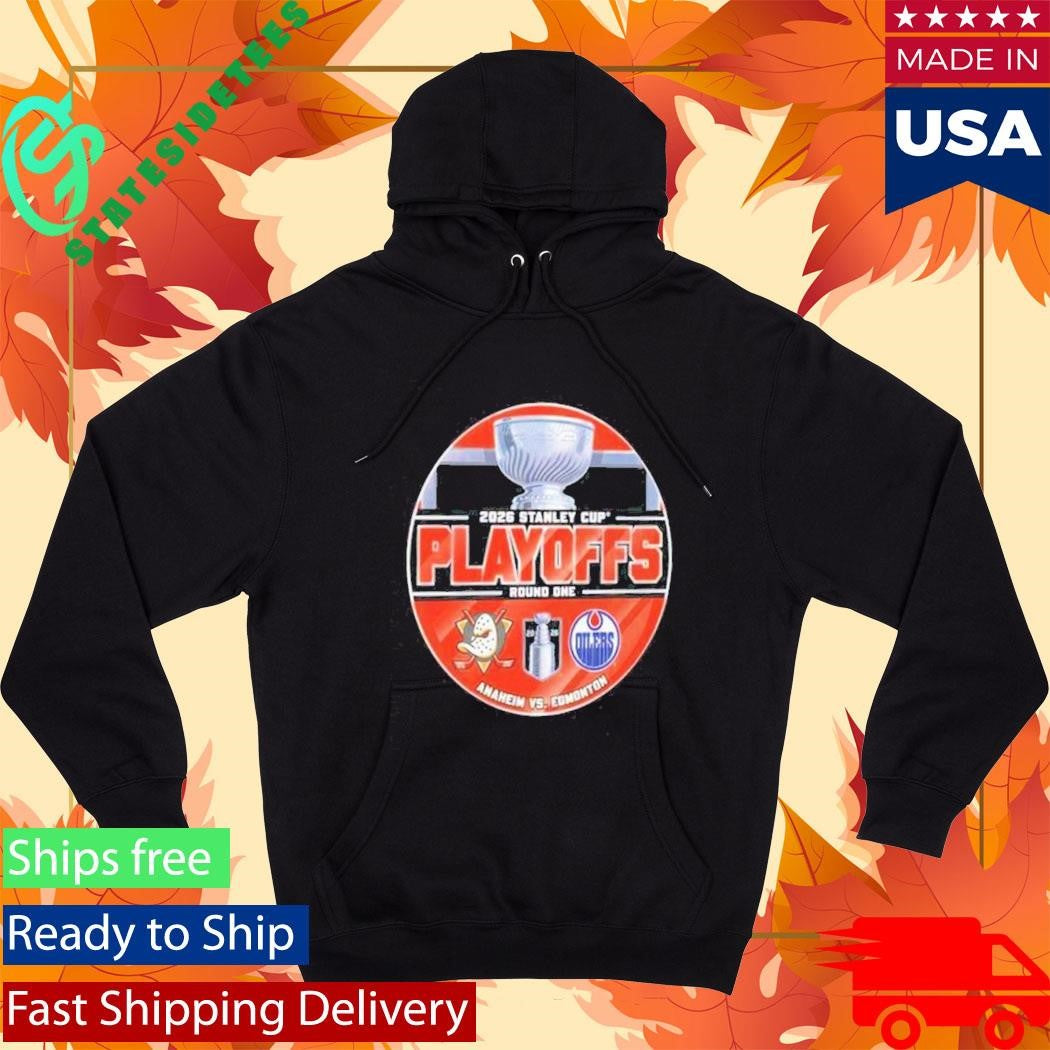 Edmonton Oilers Vs. Anaheim Ducks 2026 Stanley Cup Playoffs Round 1 Matchup Shirt