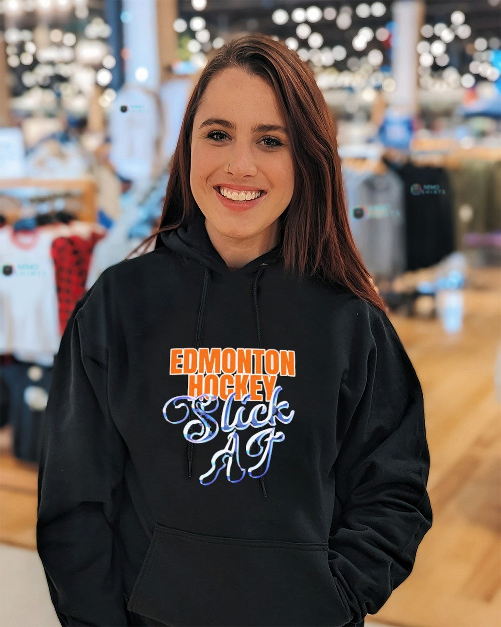 Edmonton Oilers hockey slick af shirt