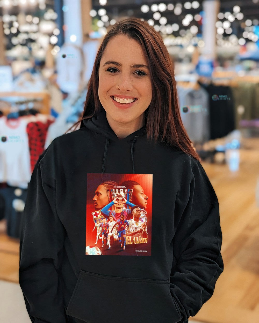 El Clásico FC Barcelona title winning match shirt