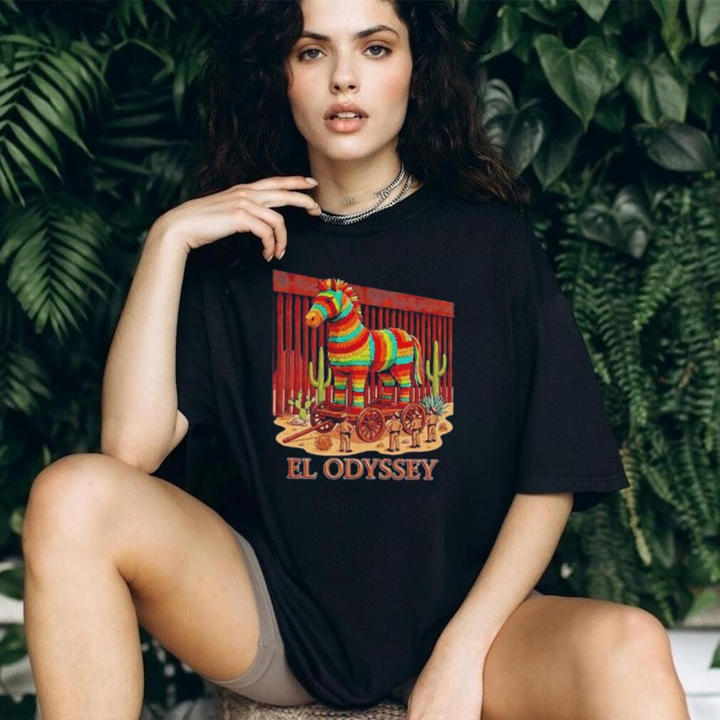 El Odyssey Trojan Horse Border Patrol Pinata shirt