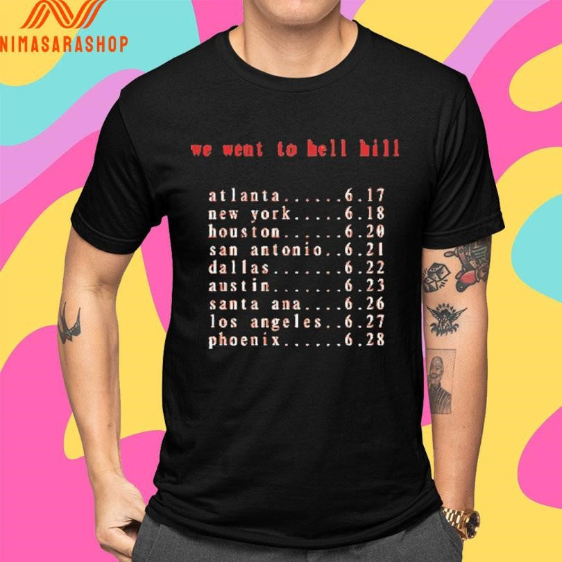 Elita We Went To Hell Hill Tour Shirts