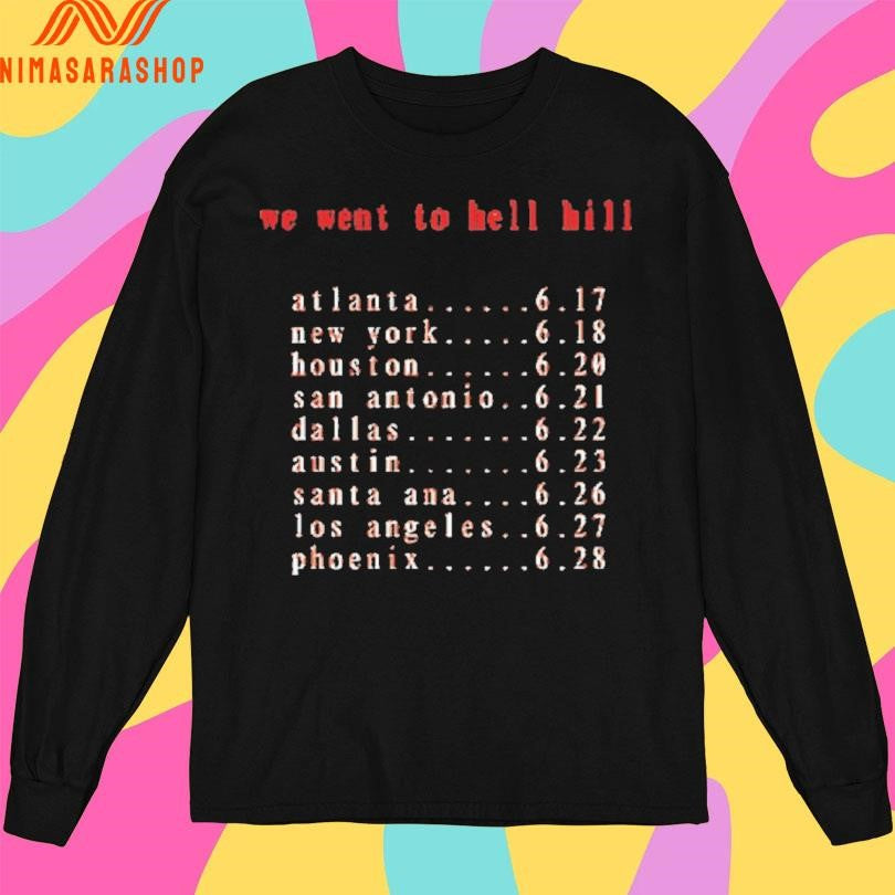 Elita We Went To Hell Hill Tour Shirts