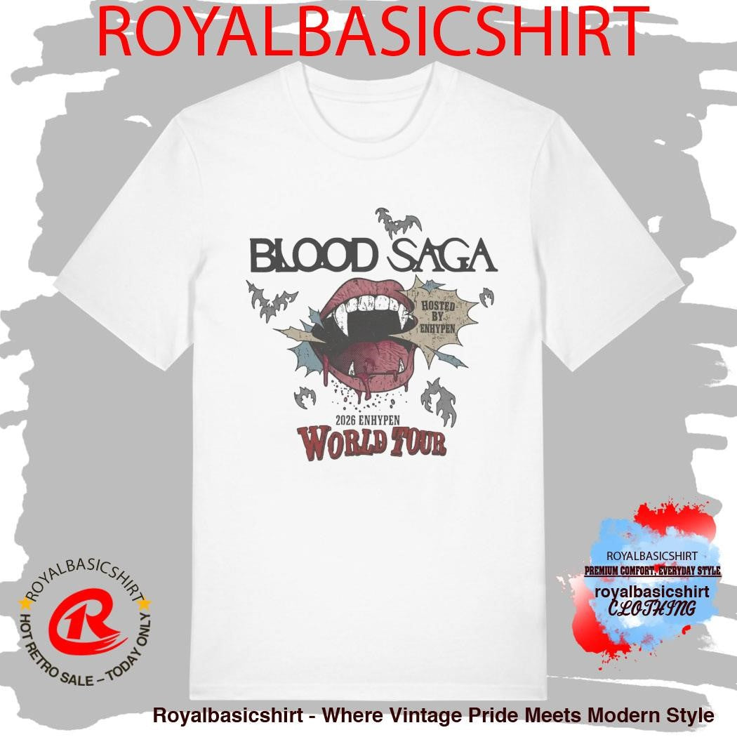 Enhypen Blood Saga World Tour Shirt