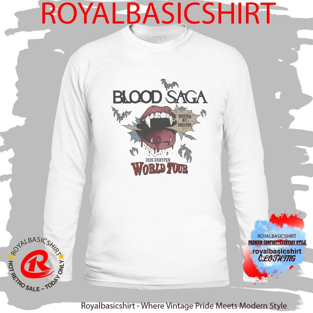 Enhypen Blood Saga World Tour Shirt