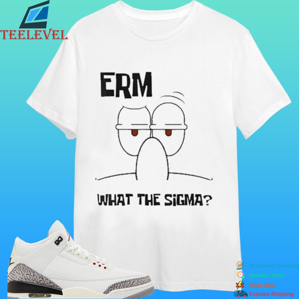 Erm What The Sigma Squidward Shirt