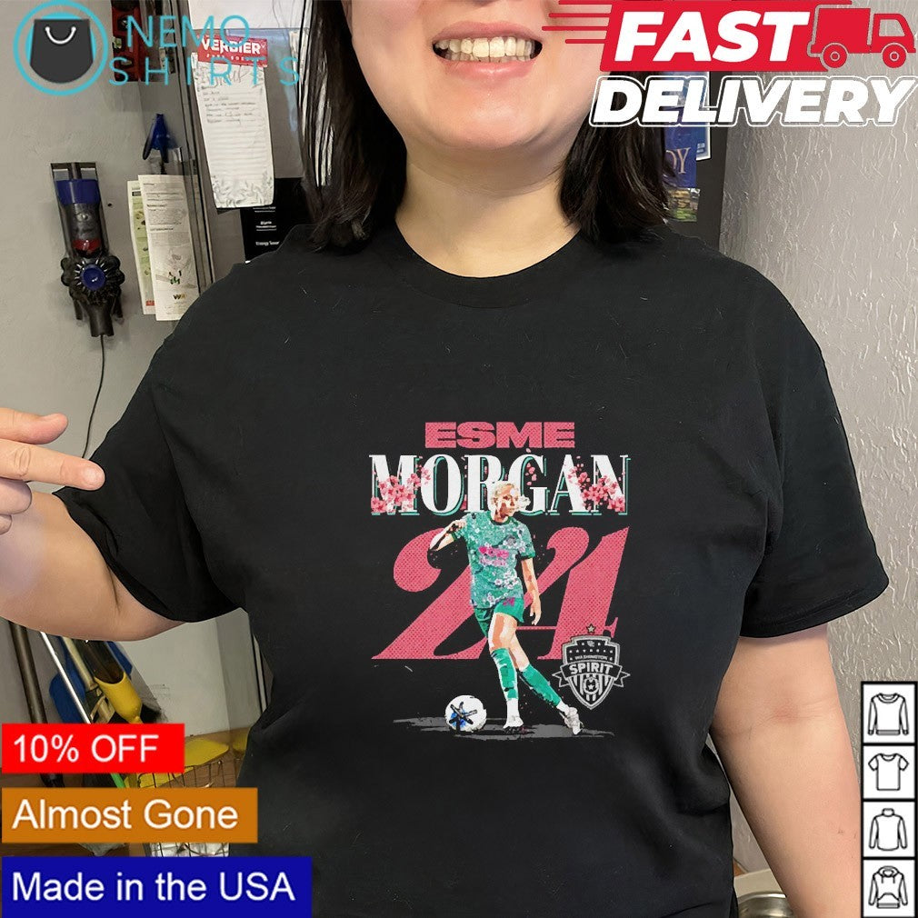 Esme Morgan Washington Spirit cherry blossom shirt