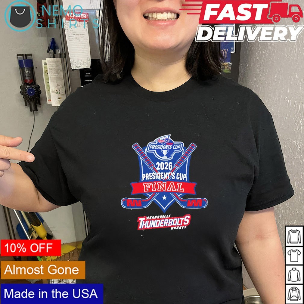 Evansville Thunderbolts 2026 Presidents Cup final shirt