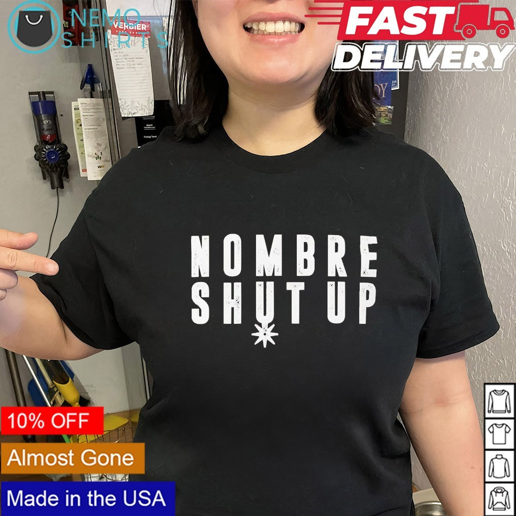 Nombre shut up Felipe Aldape legendary Spurs shirt