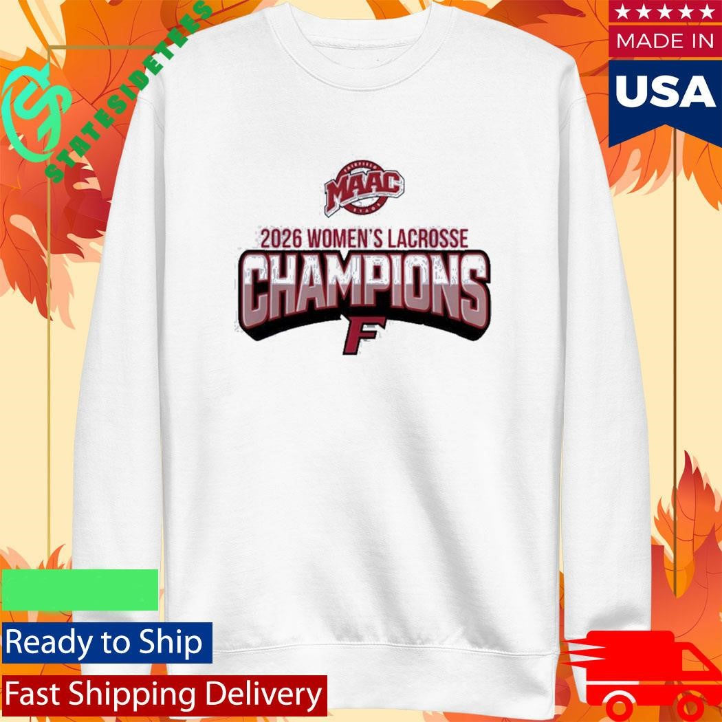 Fairfield University MAAC Women’s Lacrosse Champions 2026 logo Shirt