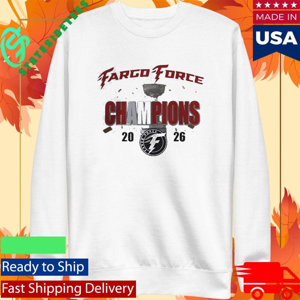 Fargo Force USHL Clark Cup Final Champions 2026 Shirt