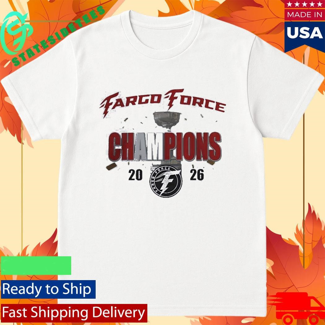 Fargo Force USHL Clark Cup Final Champions 2026 Shirt