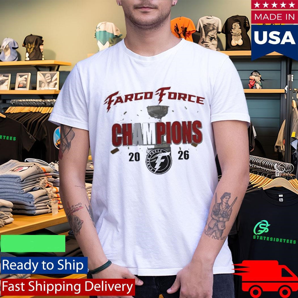 Fargo Force USHL Clark Cup Final Champions 2026 Shirt