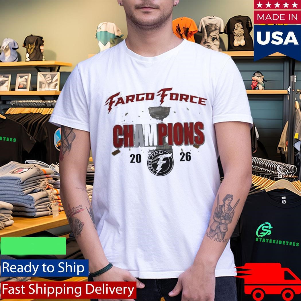 Fargo Force USHL Clark Cup Final Champions 2026 Shirt