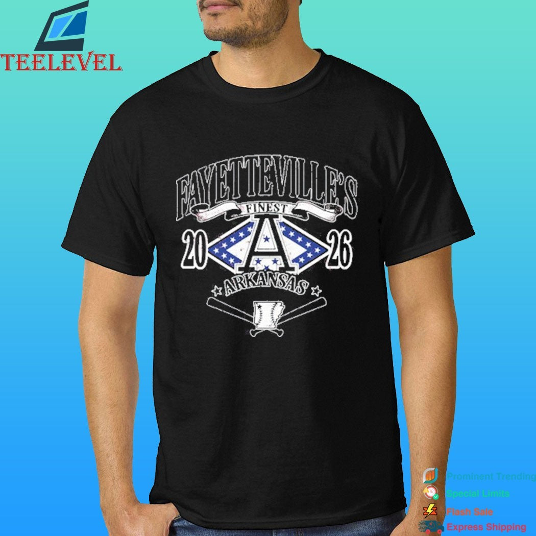 Fayetteville’s Finest Arkansas Razorbacks Baseball 2026 Shirt