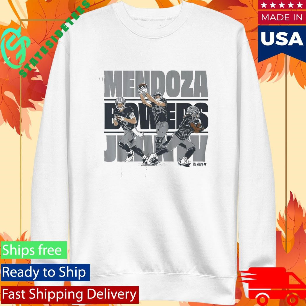 Fernando Mendoza, Ashton Jeanty & Brock Bowers Vegas Trio Shirt