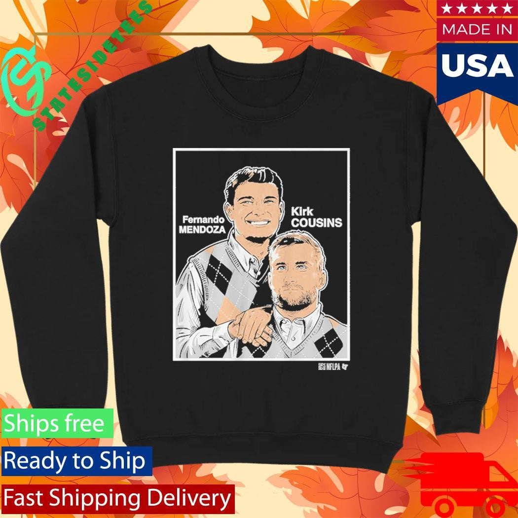 Fernando Mendoza & Kirk Cousins Family Portrait Shirt