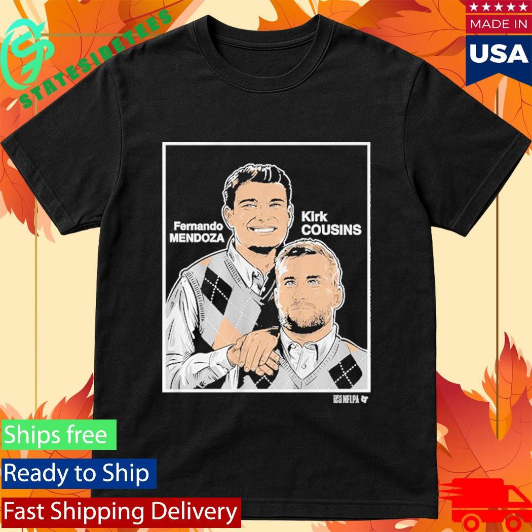 Fernando Mendoza & Kirk Cousins Family Portrait Shirt