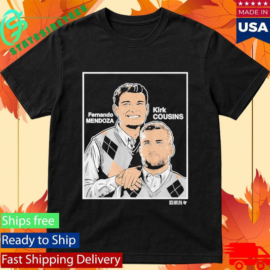 Fernando Mendoza & Kirk Cousins Family Portrait Shirt