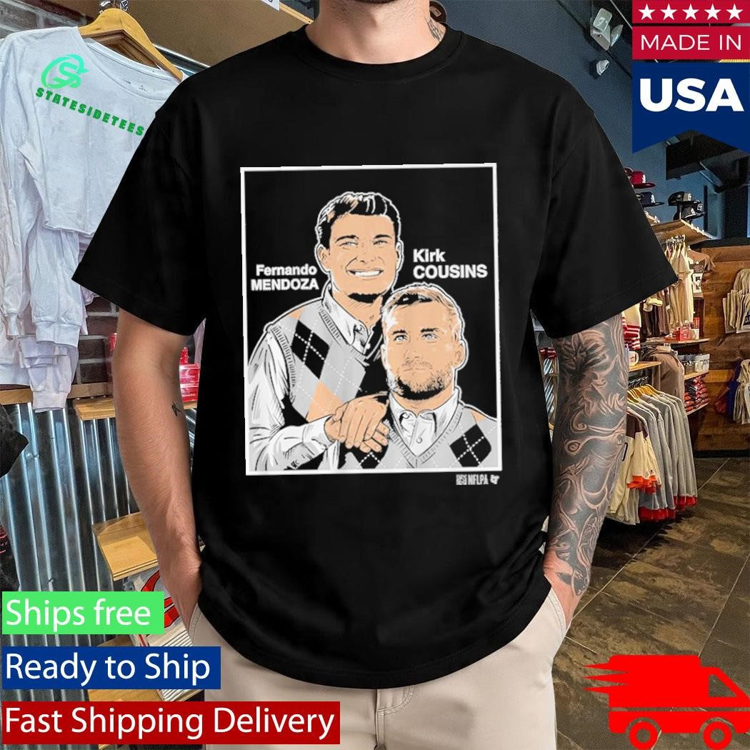 Fernando Mendoza & Kirk Cousins Family Portrait Shirt